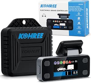 Kohree Upgraded Trailer Brake Controller Kit with LCD Screen and Split Design