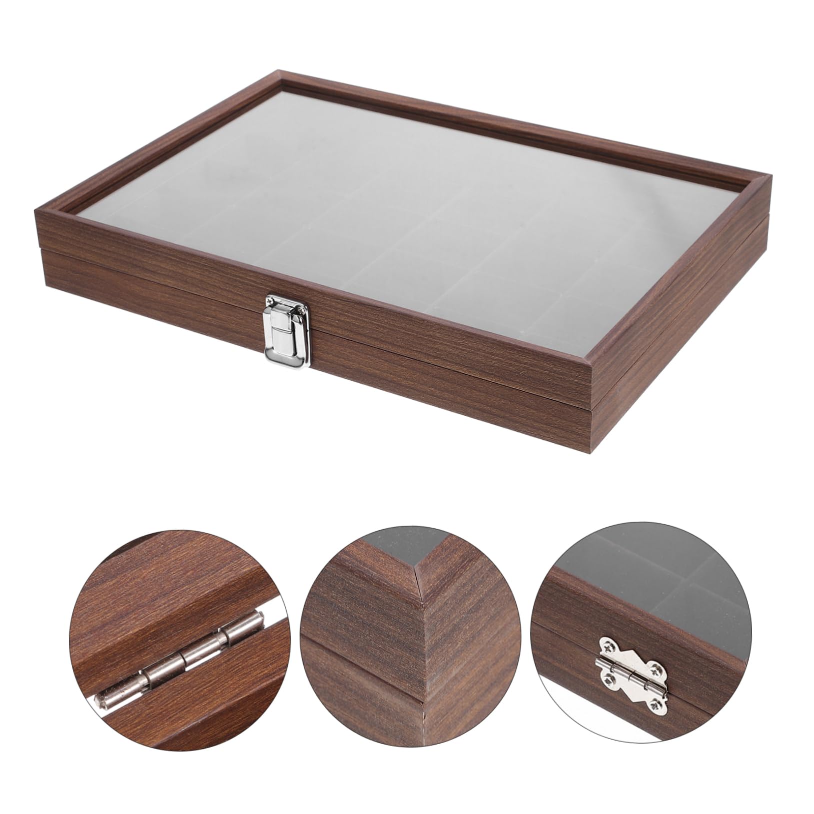 Boîte De Rangement Compartimentée Pour Sachets De Thé Bois Avec Couvercle Transparent Compartiments Organisateur De Thé Pour Bureau Cuisine