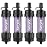 Sawyer Products SP3504 Mini Water Filtration System, Filter and Cleaning Plunger only, 4-Pack, Purple