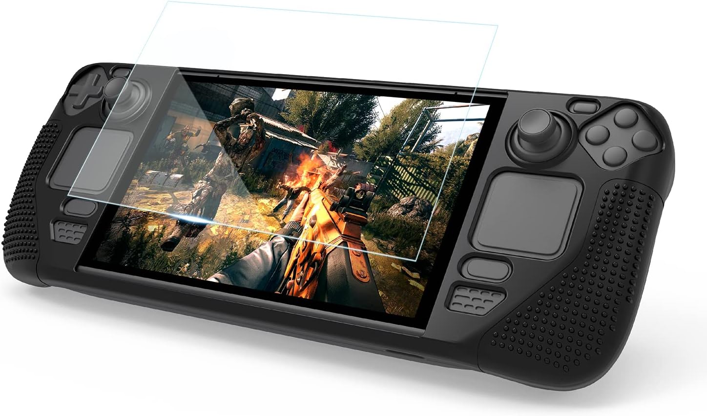 Protective Case for Steam Deck with Screen Protector
