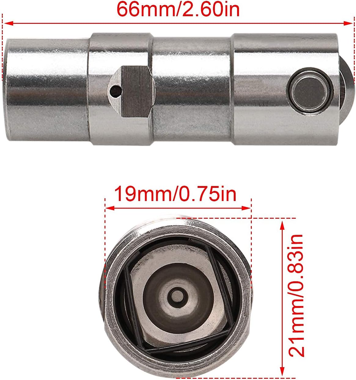 3mirrors Hydraulic Roller Lifters, Upgrade Hydraulic tappet Compatible with Chevy Buick GMC Pontiac GM LS1 LS2 LS3 LS6 LS7 LS9 LSX LQ4 LQ9 LY5 LY6 LM7 HL124
