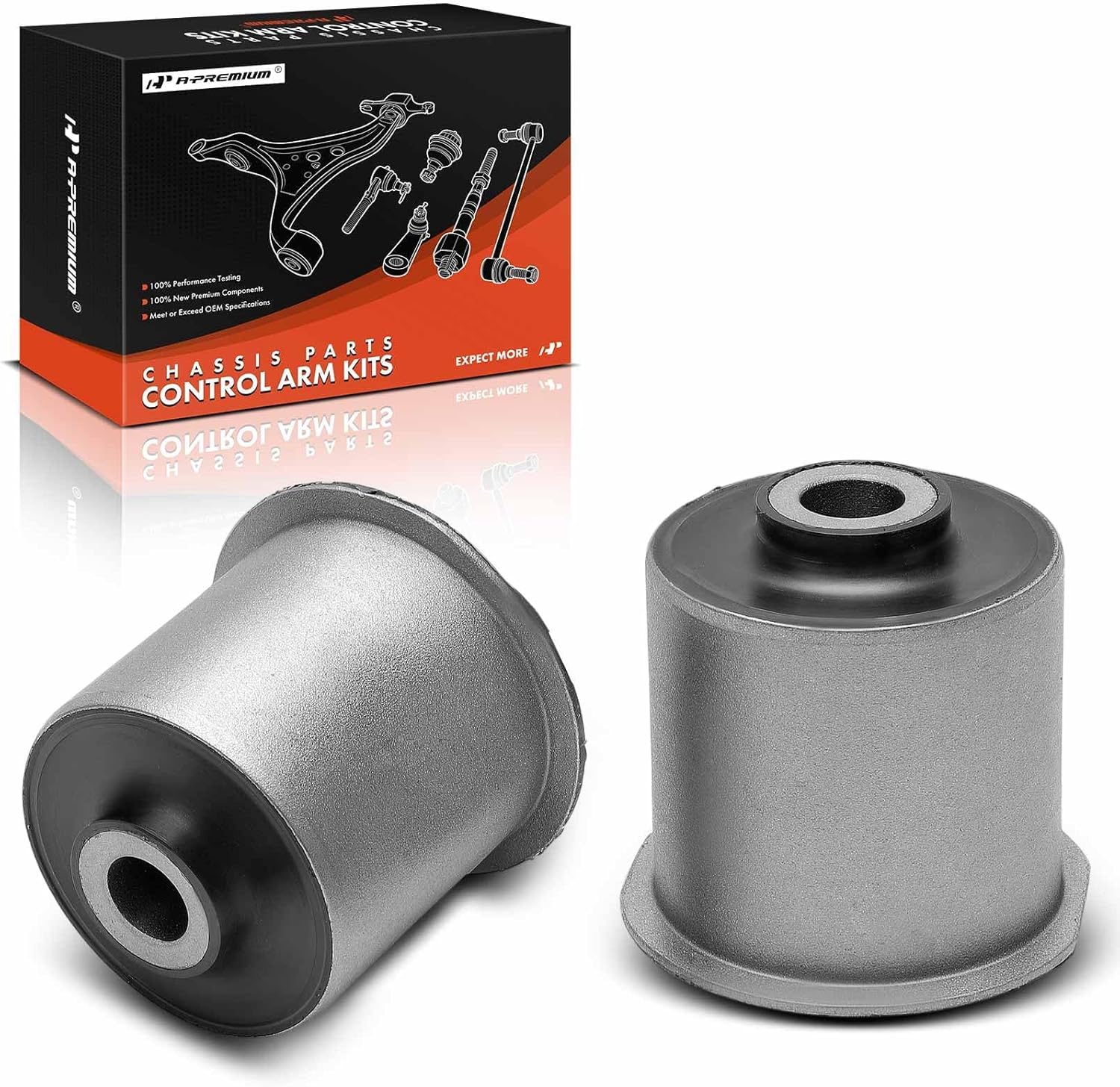 A-Premium 2 x Front Lower Control Arm Bushing Kit, Compatible with Jeep XJ Series Cherokee 1999 2000 2001