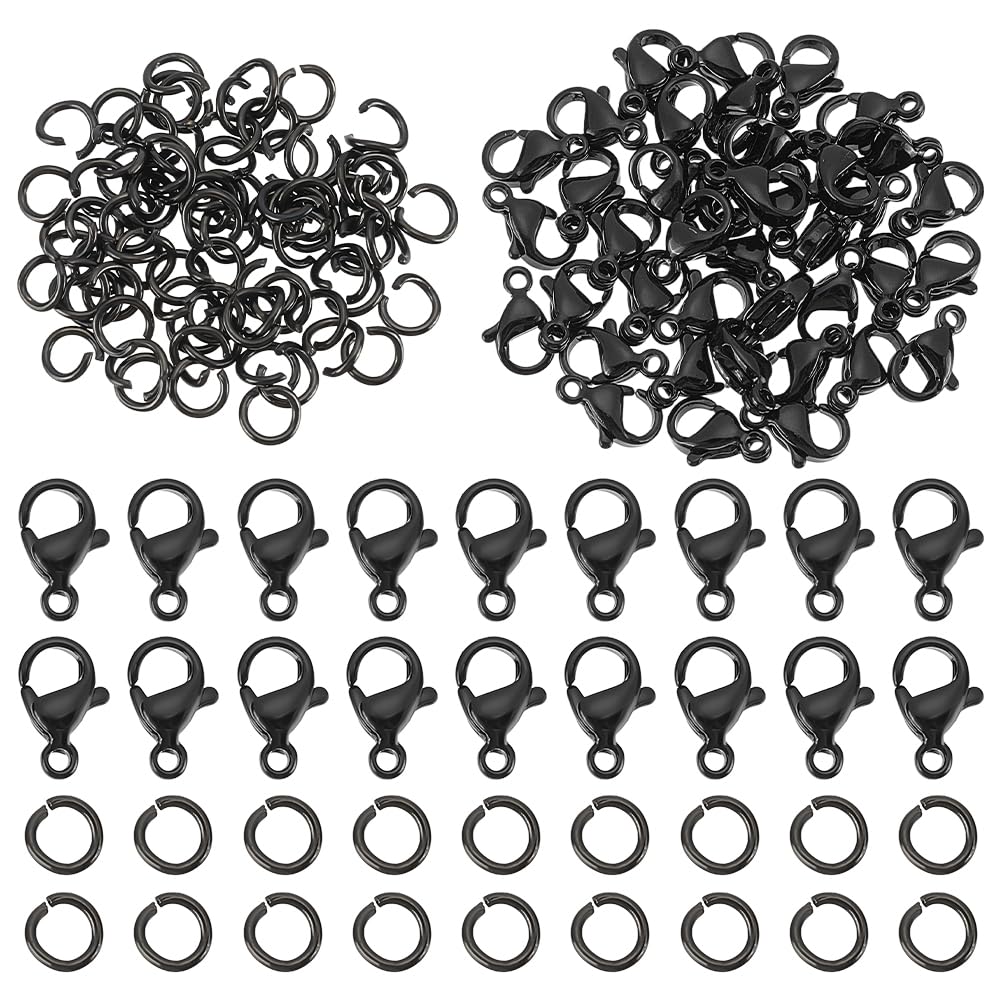 Fermoirs mousquetons en acier inoxydable 304 pour réparer les attaches de vos bijoux cassés