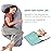 BATTOP Pregnancy Pillows for Sleeping,Pregnancy Must Haves Maternity Body Pillow with Cooling Washable Cover,New Mom Gifts for Women,Support for Back,HIPS,Legs,Belly for Pregnant Women(Dark Grey)