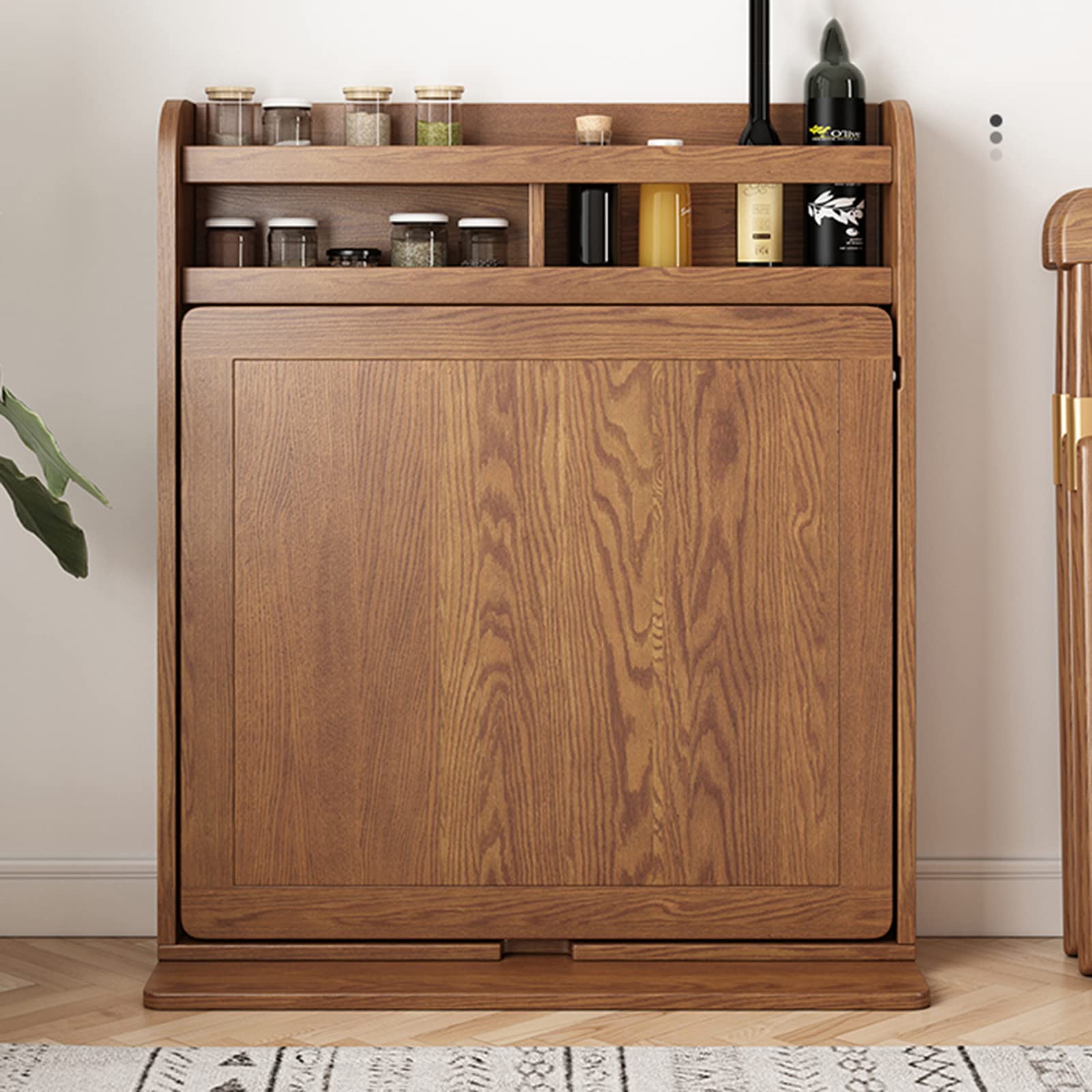 Wandgemonteerd opklapbaar bureau, Drop Leaf eettafel klein houten bureau, voor kleine spaarruimtes, voor wasruimte, eetkamer, kamer, studeerkamer, keuken, bar, A-50 * 40 cm Fashionable
