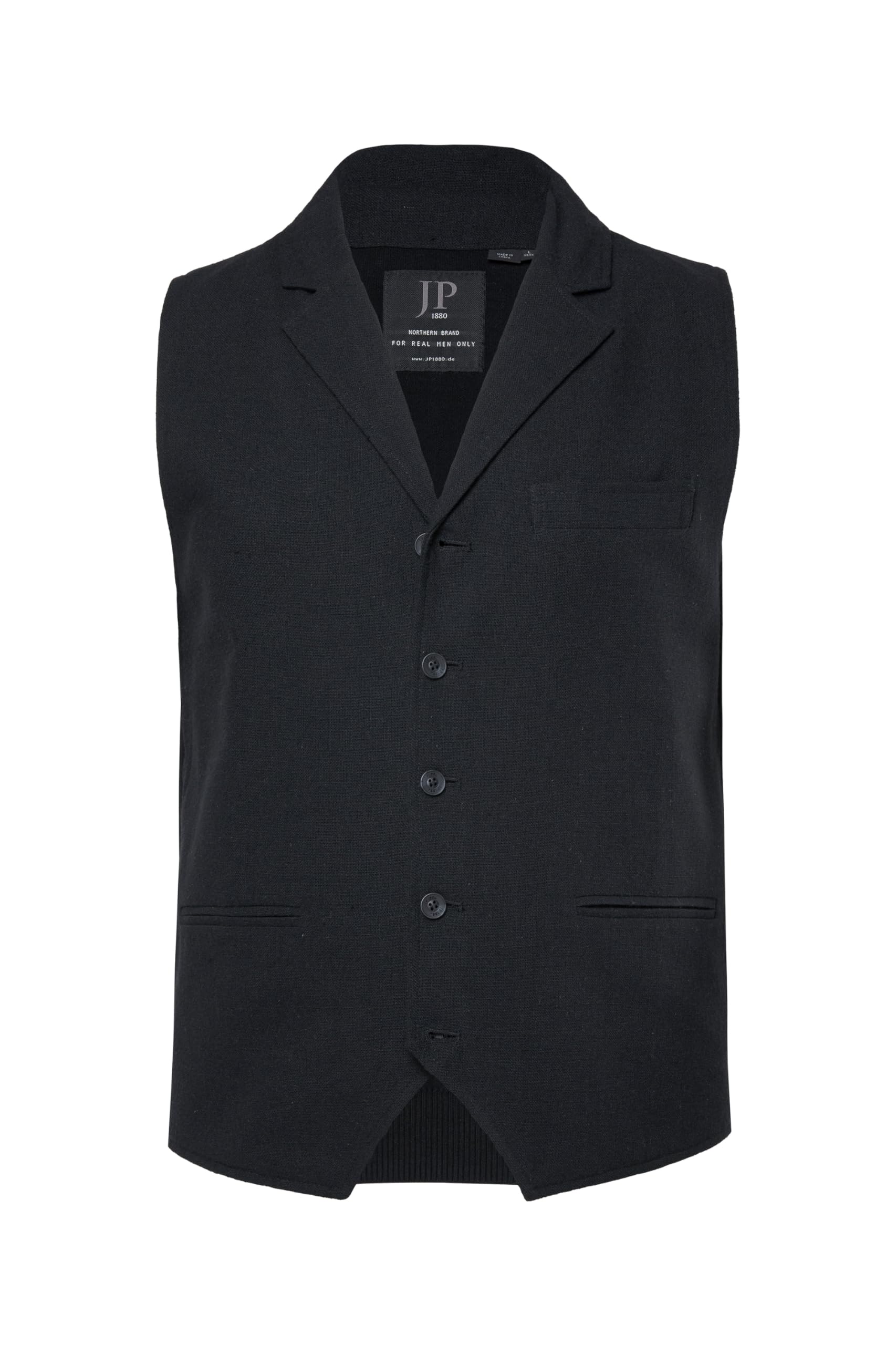 JP 1880 Herren große Größen Übergrößen Menswear L-8XL Tweed-Weste, FLEXNAMIC®, Woll-Qualität, Strickrücken 840816