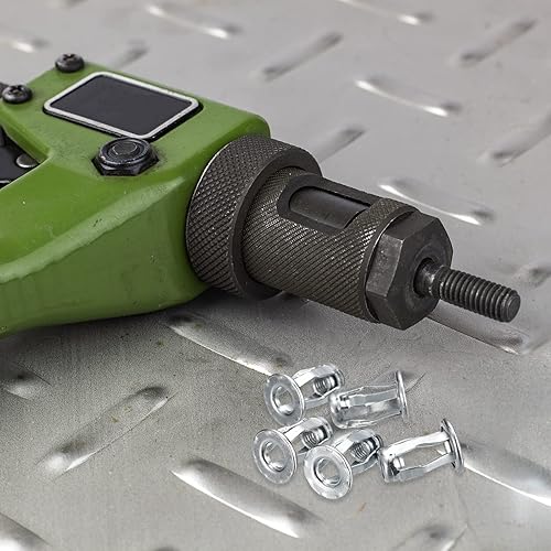 Miniatura 5 de uxcell Tuercas de gato M6, 10 tuercas roscadas de acero al carbono para metal fino, 0.732 in de longitud