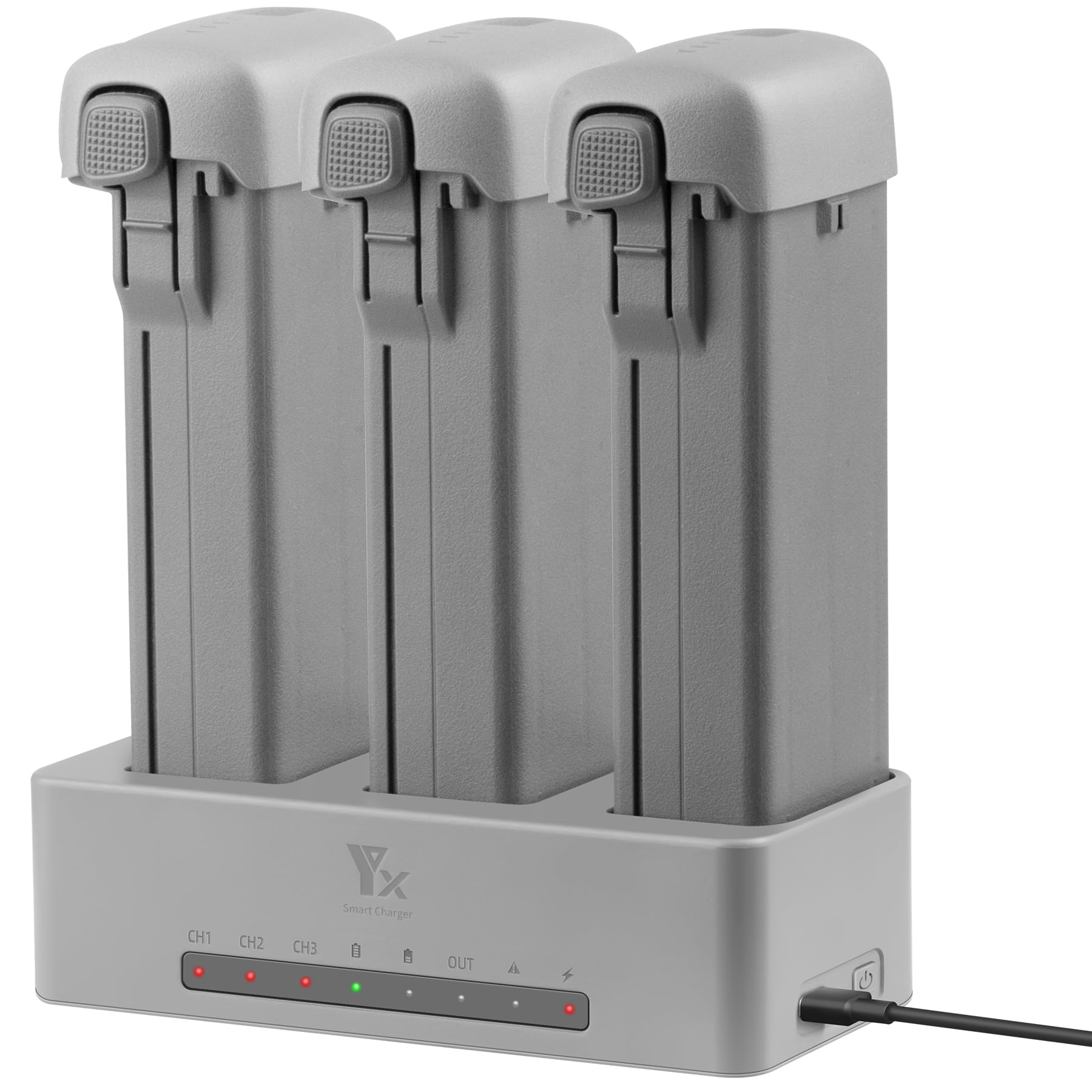 Dwukierunkowy hub ładowania do akumulatora DJI Avata 360, podwójna ładowarka z ładowaniem do przechowywania i kablem do ładowania USB-C, szybkie ładowanie, 3 baterie, akcesoria do dronów