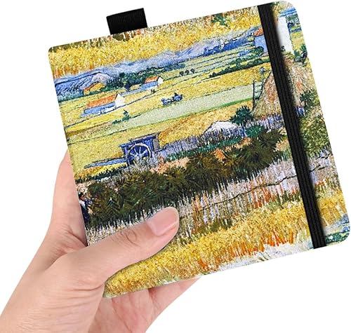 Miniatura 2 de Diario cuadrado de acuarela de 5.1 x 5.1 pulgadas, 10.58 ozm, encuadernado duro, 40 unidades (20 hojas delanteras y traseras, 2 texturas), tamaño de