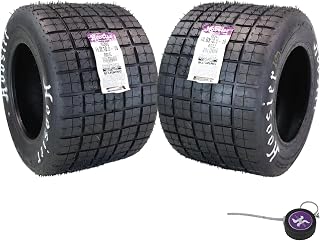 Hoosier Flat Track & TT (Tourist Trophy) Tire for ATV Tire & Off-Road Racing with Hoosier Keychain (18.0X10.0-10 CB RD20 2 Pack)