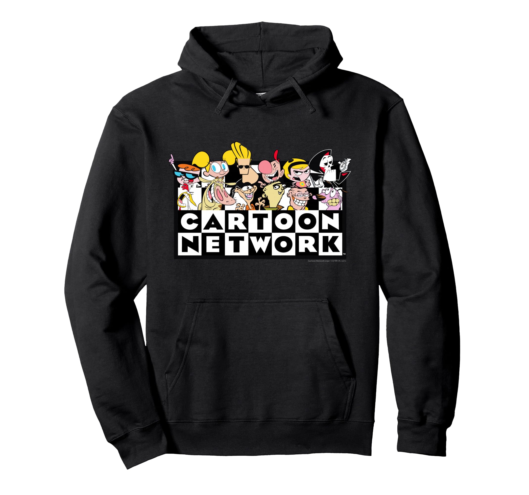 logo with characters Pullover Hoodie