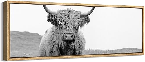 Miniatura 58 de MUDECOR Lienzo enmarcado extra grande para pared, tonos neutros suaves, naturaleza, vida silvestre, antiguo, retro, bellas ilustraciones,