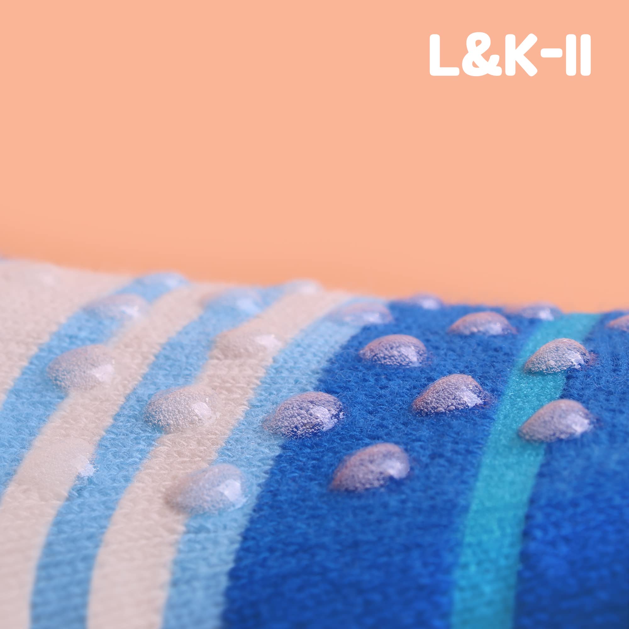 L&K-II Confezione da 3 collant per gattonare, per bambini, con suola in ABS, antiscivolo, per auto, aereo, leone, motivo 2731