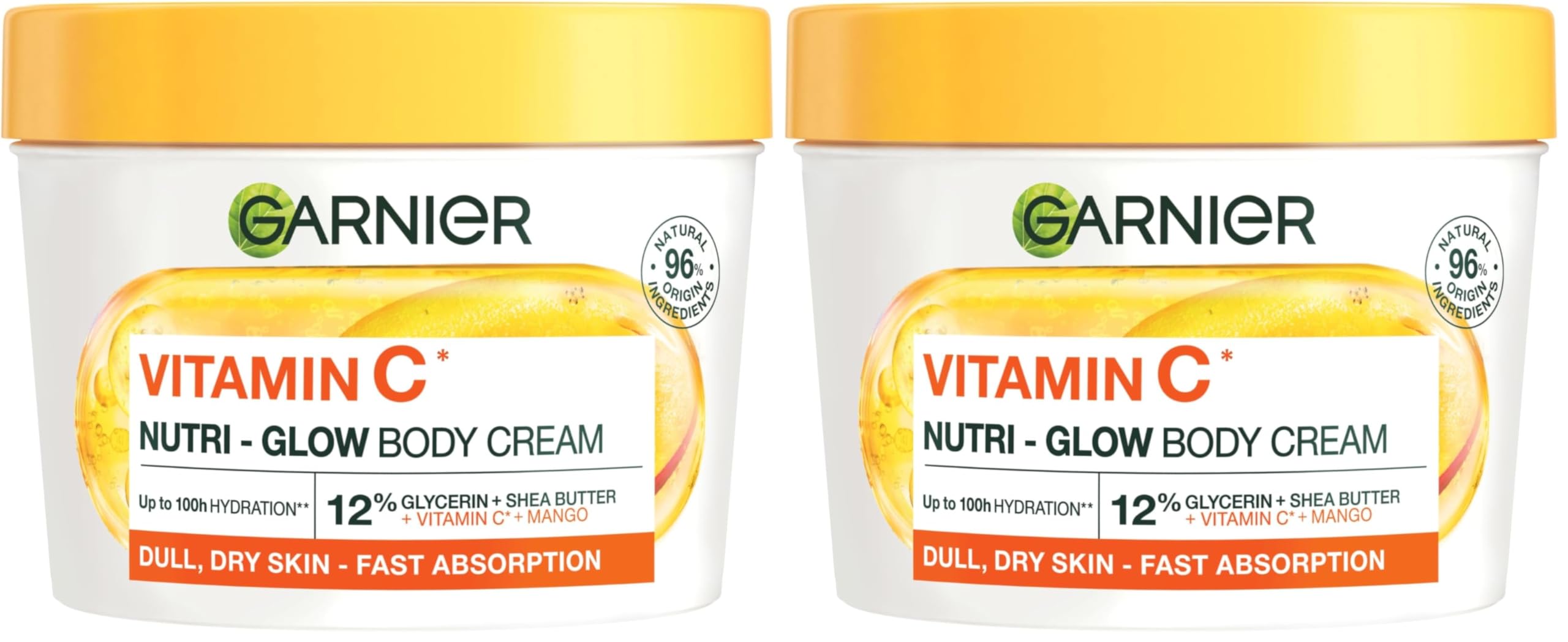 Garnier Vitamin C* Nutri – Glow Body Cream, for Dry & Dull Skin, Fast absorbing, Vegan Formula, Instant Skin Hydration, Approved by Cruelty Free International, 380ml — view 10