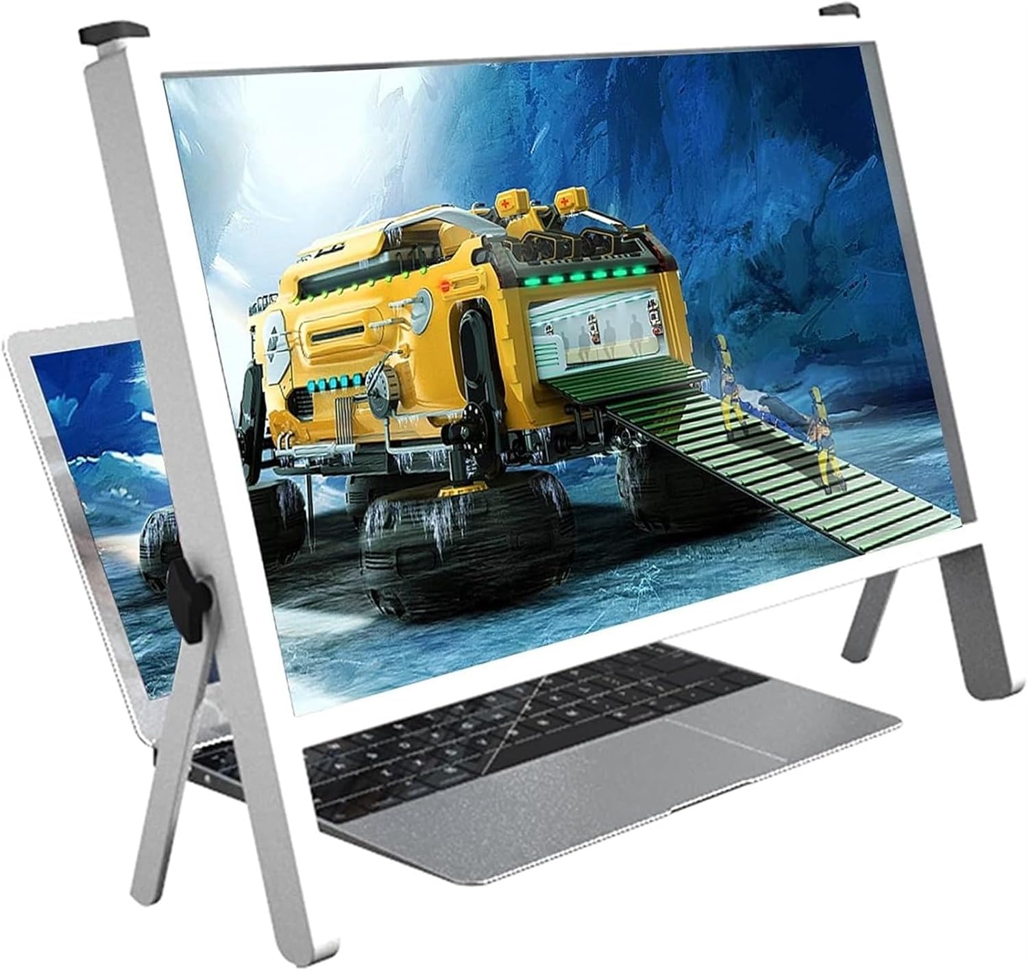 Laptop Screen Protector Stands 21 Inch Computer Screen Ultra-Clear Blu-Ray 3X Reading Amplifier Portable Laptop