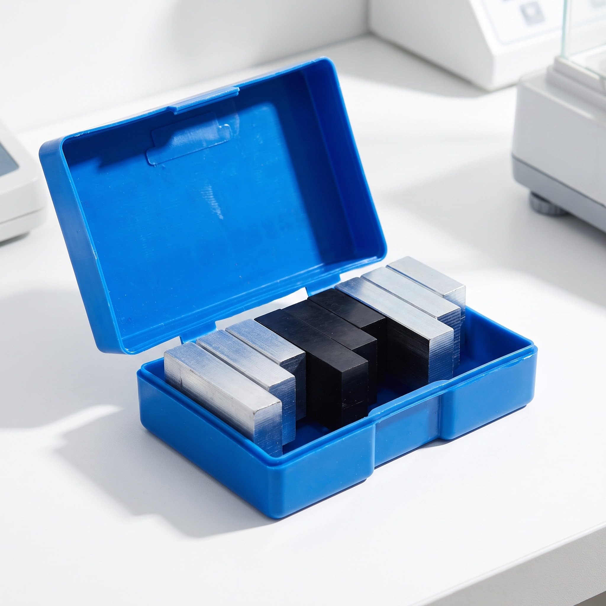 Veemoon 2 jeux de cubes de densité pour expérience de physique : fer, | Bloc métallique rectangulaire pour l'enseignement des sciences, outils pédagogiques et scolaires à domicile