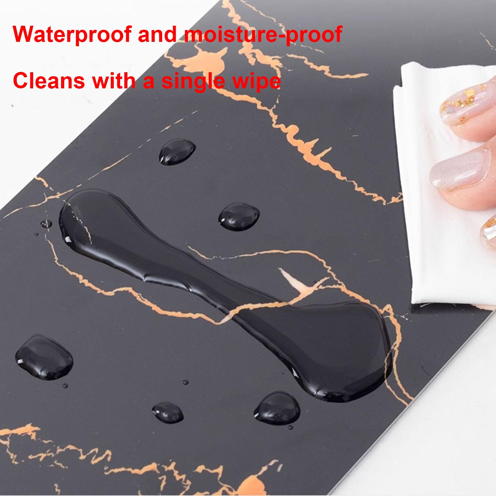 COYOUCO 10 Piezas De Rodapié De PVC Autoadhesivo, Longitud 60 Cm, Moldura De Esquina De Pared De Plástico, Tira De Protección De Bordes, Pelar Y Pegar para Azulejos Y Moldura De Pared,10cm