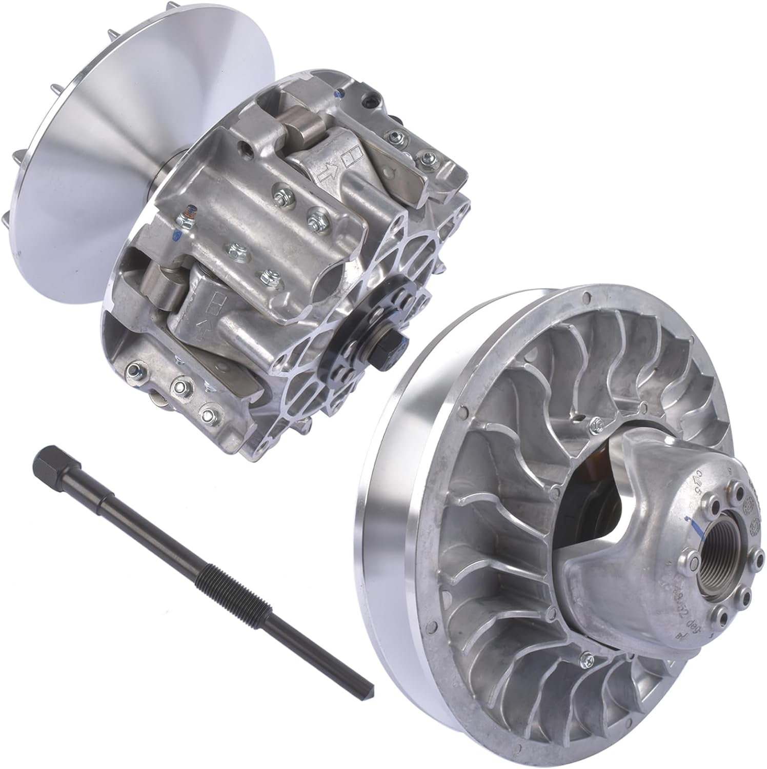 Car Clutch, 195HP Primary & Secondary Clutch Replacement for Can-Am Maverick X3 Turbo/R (2017-2021) | Fits DS MAX/XMR/XRC #420280461 420280725 420280595 42028059 Mixizap