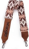 Vista 4 de Wrangler Strap Western Purse Straps Replacement Crossbody Handbag Adjustable Aztec Wide Guitar Strap