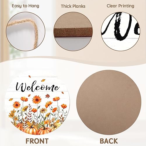 Miniatura 247 de Cartel divertido de No Soliciting para casa de 12 x 12 pulgadas, letreros de madera para puerta delantera, rústico, no solicitar, decoración Sin