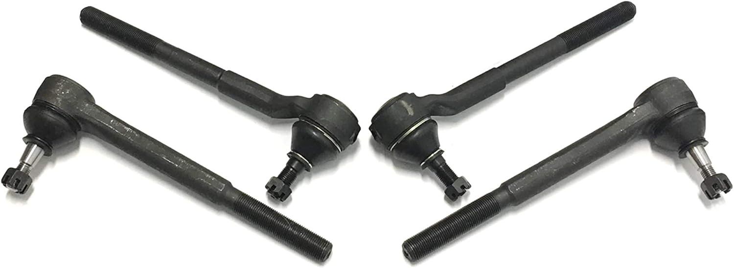 4 Pc Suspension Kit Tie Rod Ends ES2033 ES2034 Compatible with 1978-1995 Buick Century Chevrolet S10 Pontiac Grand Prix - PartsW