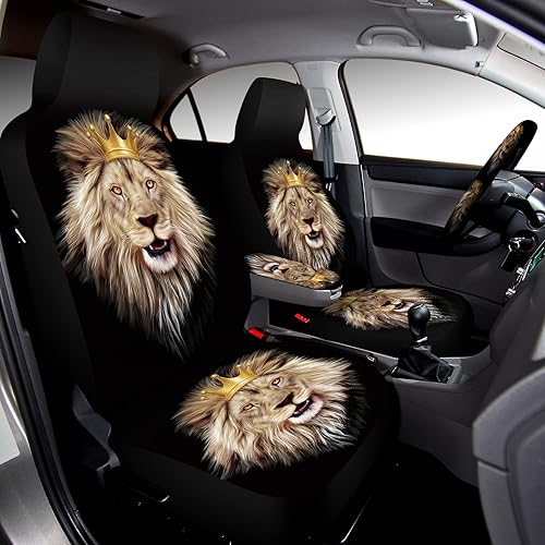 Miniatura 9 de Riakrum Juego completo de 15 fundas de asiento de serpiente celestial bohemias, fundas gruesas para asientos delanteros y traseros de automóvil,