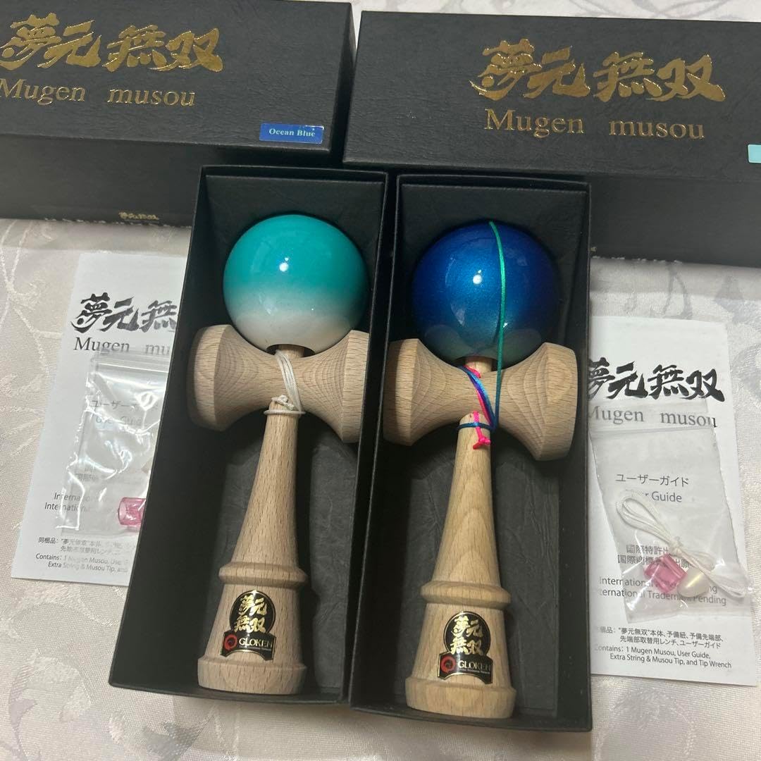 夢元無双　GLOKEN イワタ木工　日本製　オーシャンブルー　ターコイズ 夢元無双 GLOKEN イワタ木工 日本製 オーシャンブルー ターコイズ