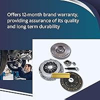 Vista 9 de EFT - Kit de embrague resistente con volante OEM para Toyota Corolla 1998-2008 1.8L 5 velocidades, mejora de rendimiento resistente para un