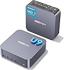 GEEKOM GT1 Mega AI Mini PC with 14th Gen Intel Ultra 9 185H, 32GB DDR5(Up to 128GB), 2TB NVMe SSD, Mini Desktop Computer Windows 11 Pro, Intel Arc GPU/Dual 2.5G LAN/WiFi 7/BT 5.4/USB4/3-Year Warranty
