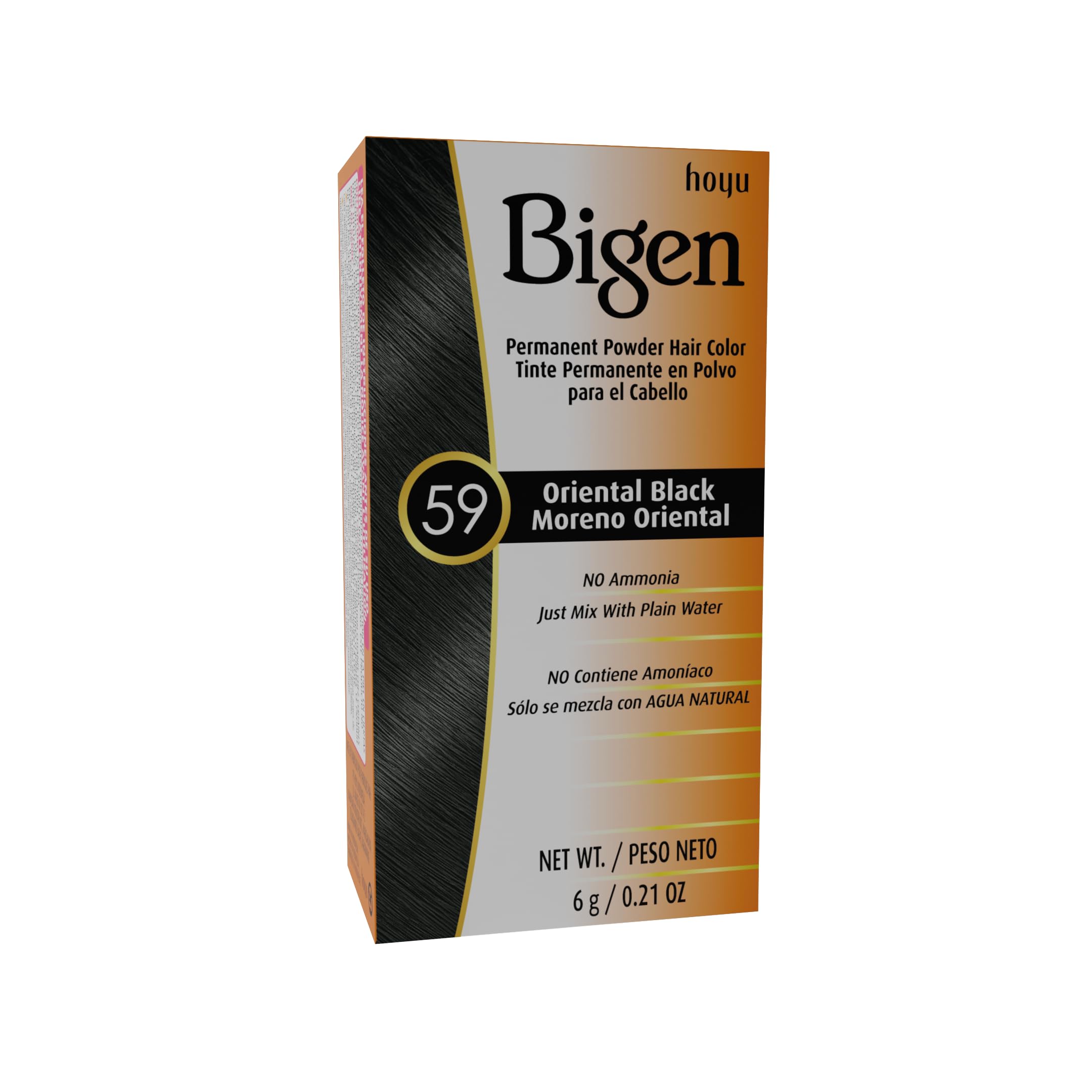 Bigen #59 Oriental Black Permanent Powder - 6 Pack