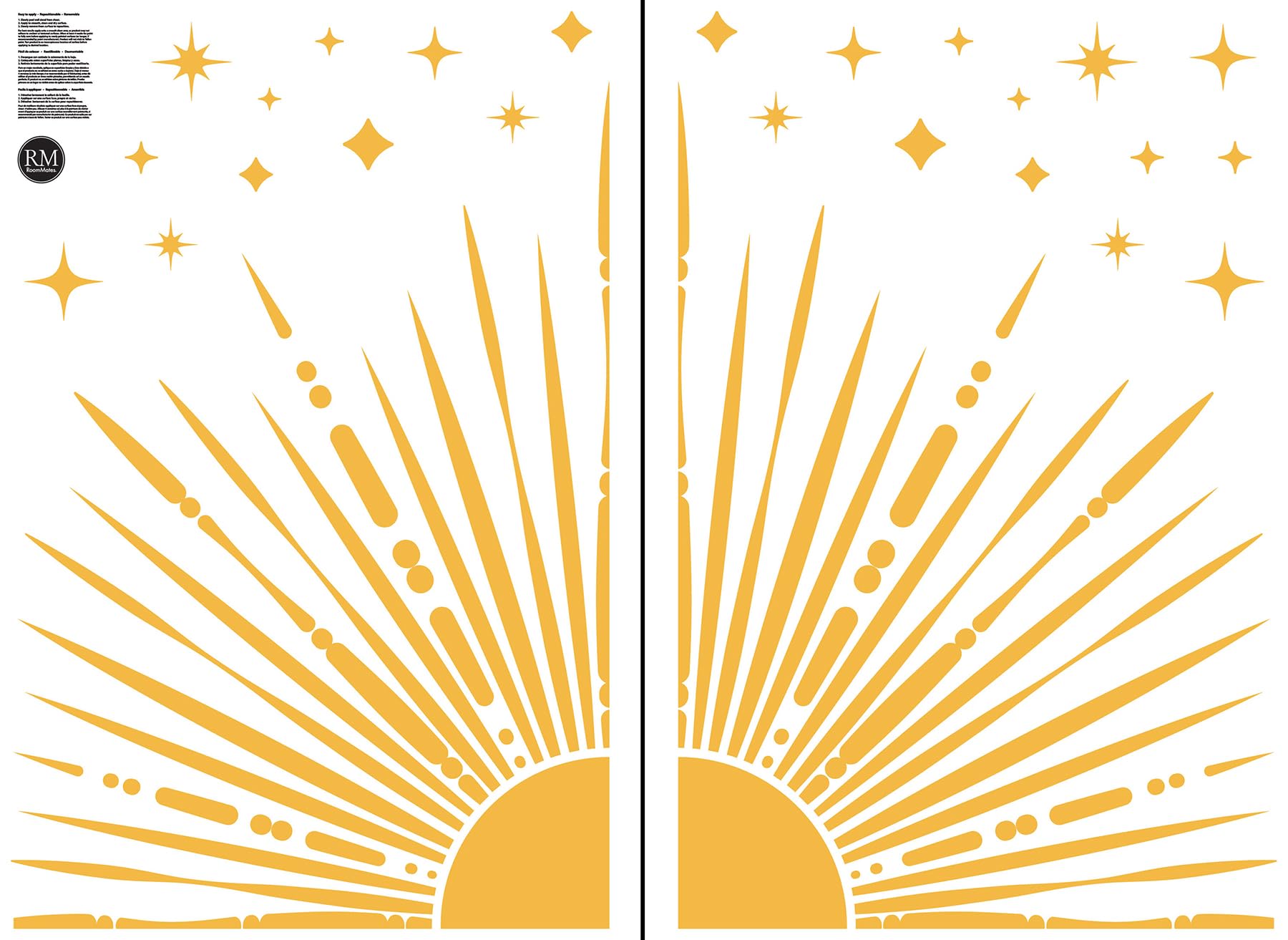 Stickers muraux lever du soleil RoomMates RMDL5542 pour decoration interieure