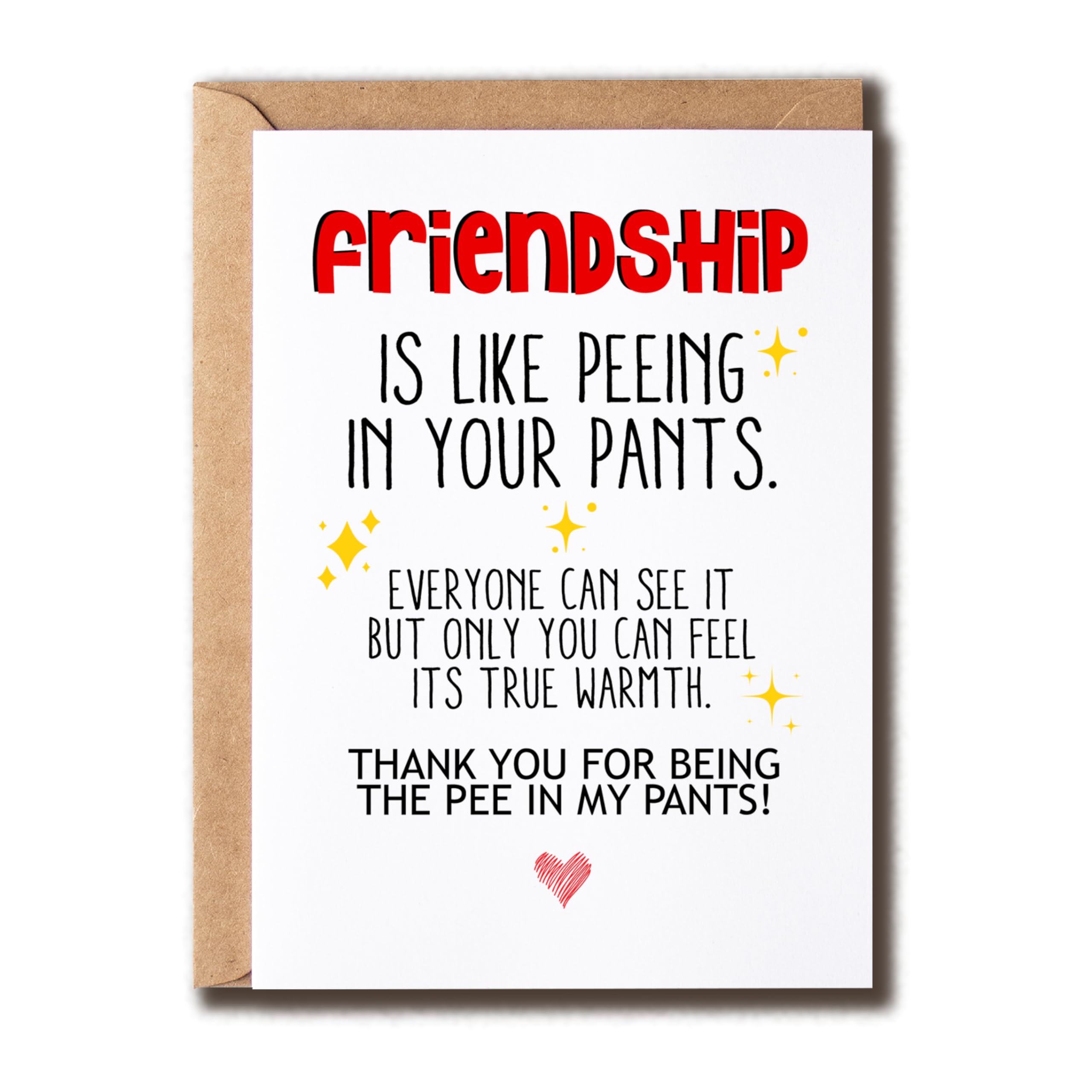 Our Friendship Is Like Peeing In Your Pants..... Plaque - Off The Wagon - View #3