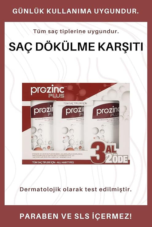 Prozinc Plus 3 Al 2 Öde Şaç Dökülmesine Karşı Etkili Şampuan