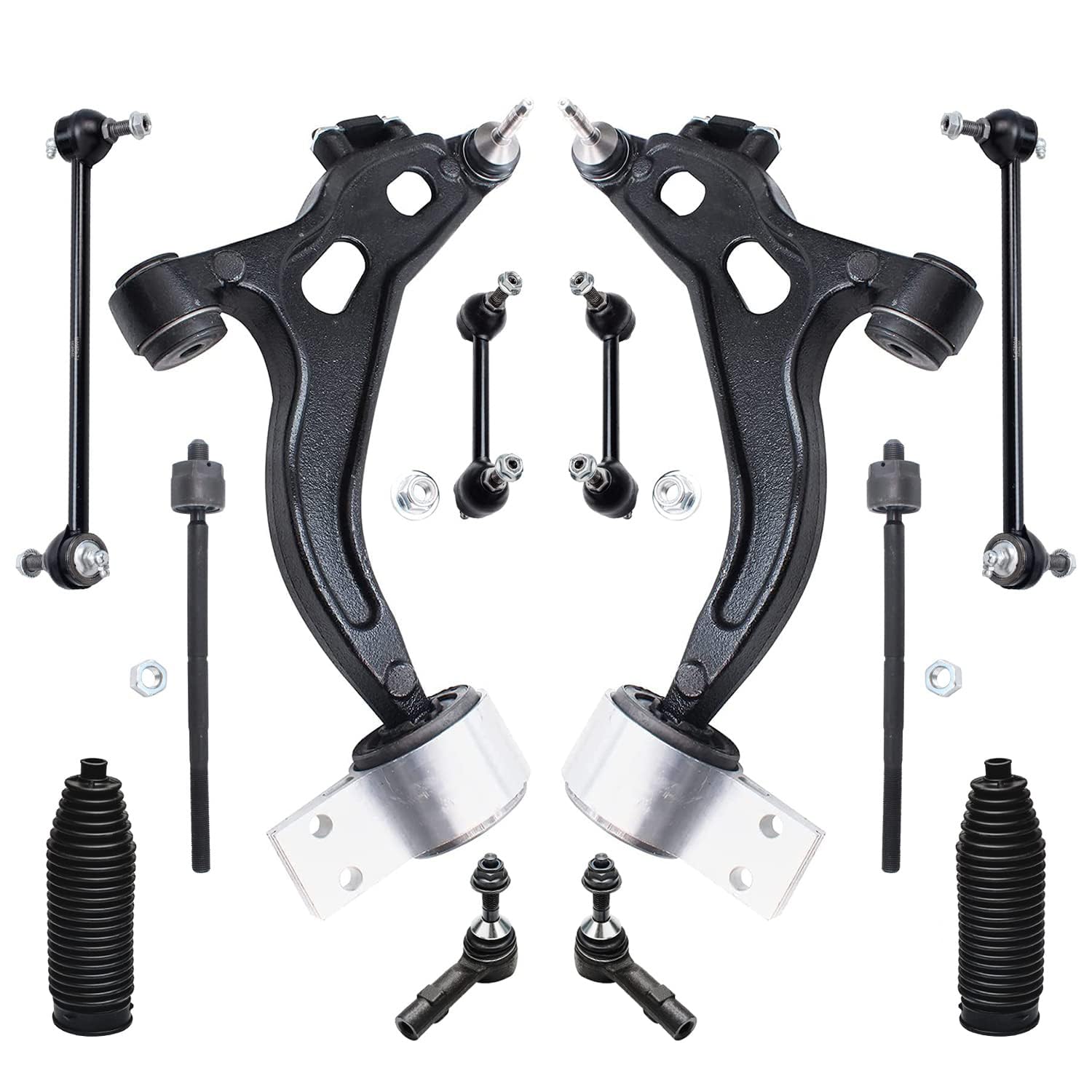 Detroit Axle - 12pc AWD Front End Kit for 05-07 Ford Five Hundred Freestyle