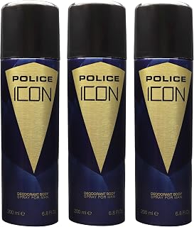 Police ICON Deodorant Spray 200ml (Pack of 3) Price In India