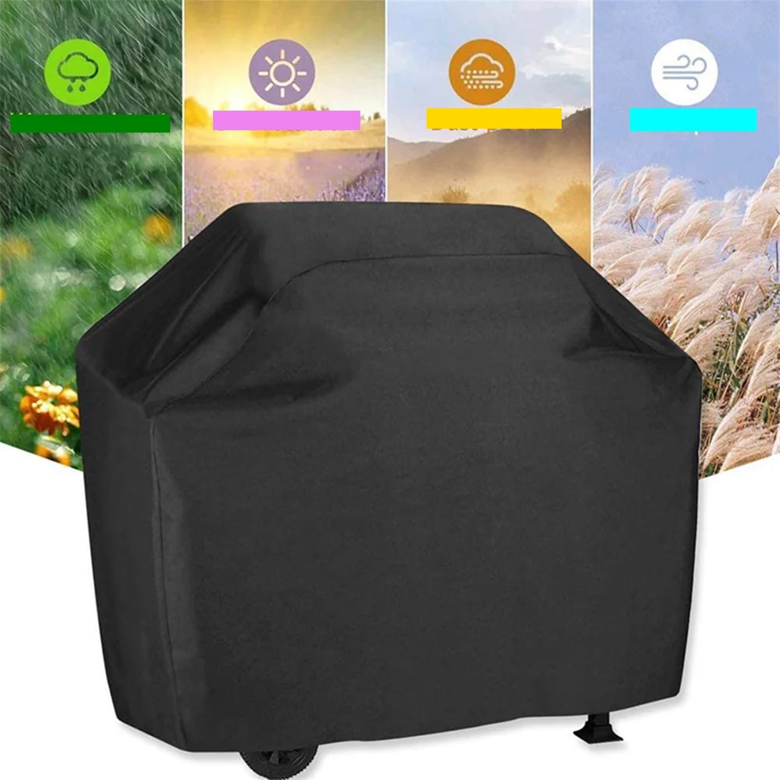 Funda Barbacoa Exterior Impermeable Cubierta Resistente For Parrilla De Gas For Barbacoa, Accesorios Al Aire Libre, Grande(L-170X61X117CM)