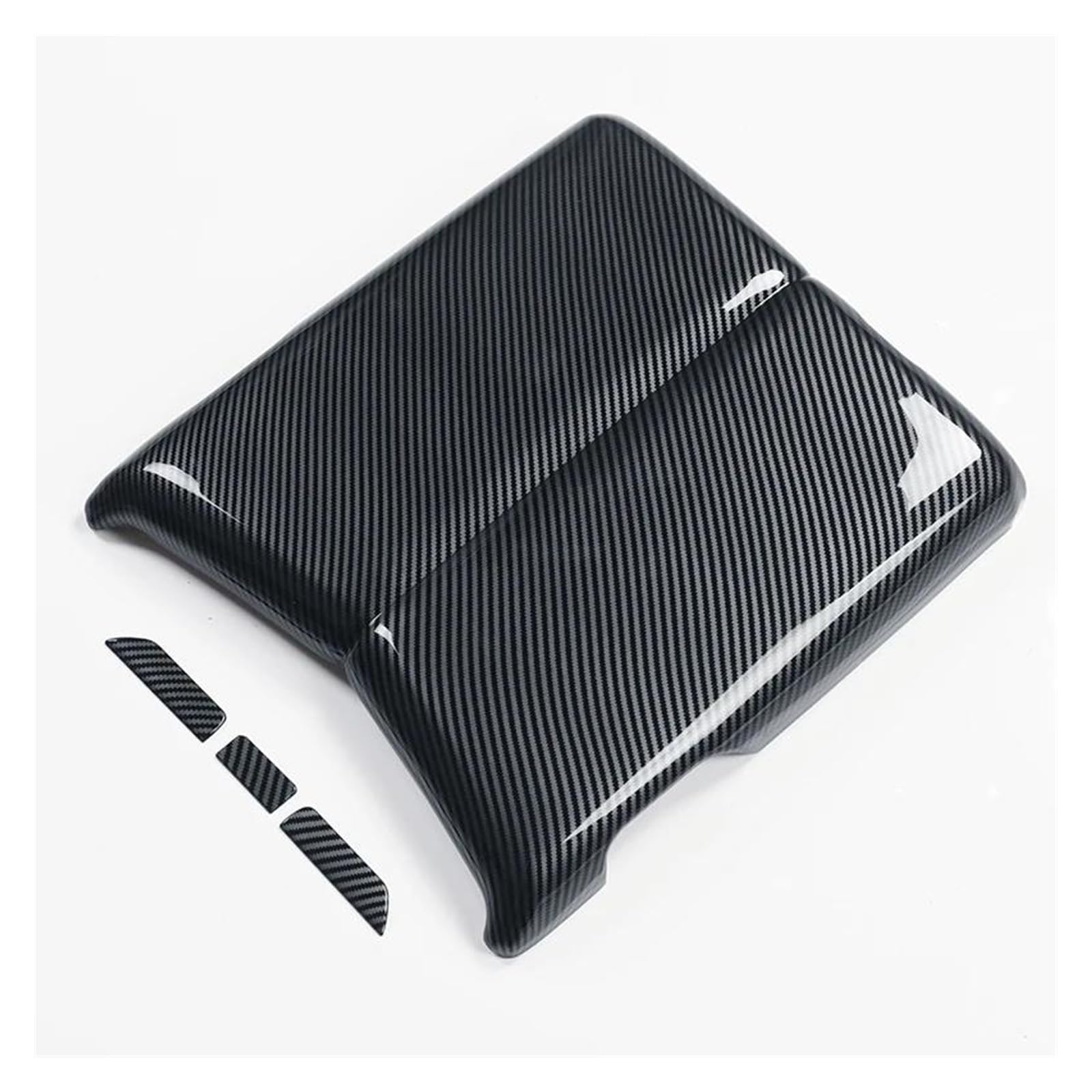 Podłokietniki samochodowe Dla Land Cruiser 300 2021 2022 2023 Środkowy Podłokietnik Ze Schowkiem Pokrywa Ochronna Akcesoria Wewnętrzne Modyfikacja Tuningu(Carbon Fiber Pattern)