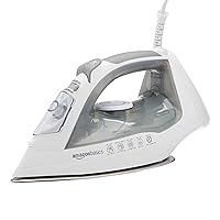 Vista 1 de Yaxa Basics Steam Iron for Clothes with Safety Auto Shut-Off, Handheld Garment Steamer, Wrinkle Remover, Stainless Steel Soleplate, Anti-Drip