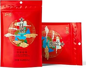Chá Vermelho Chinês, 65g Ortodoxo Sabor Doce Refrescante Chá Dahongpao Brilhante para Escritório