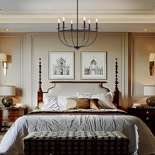 Miniatura 6 de SEENMING HOUSE 6.8.10.12 Lámpara de luz (negro, 6 luces)