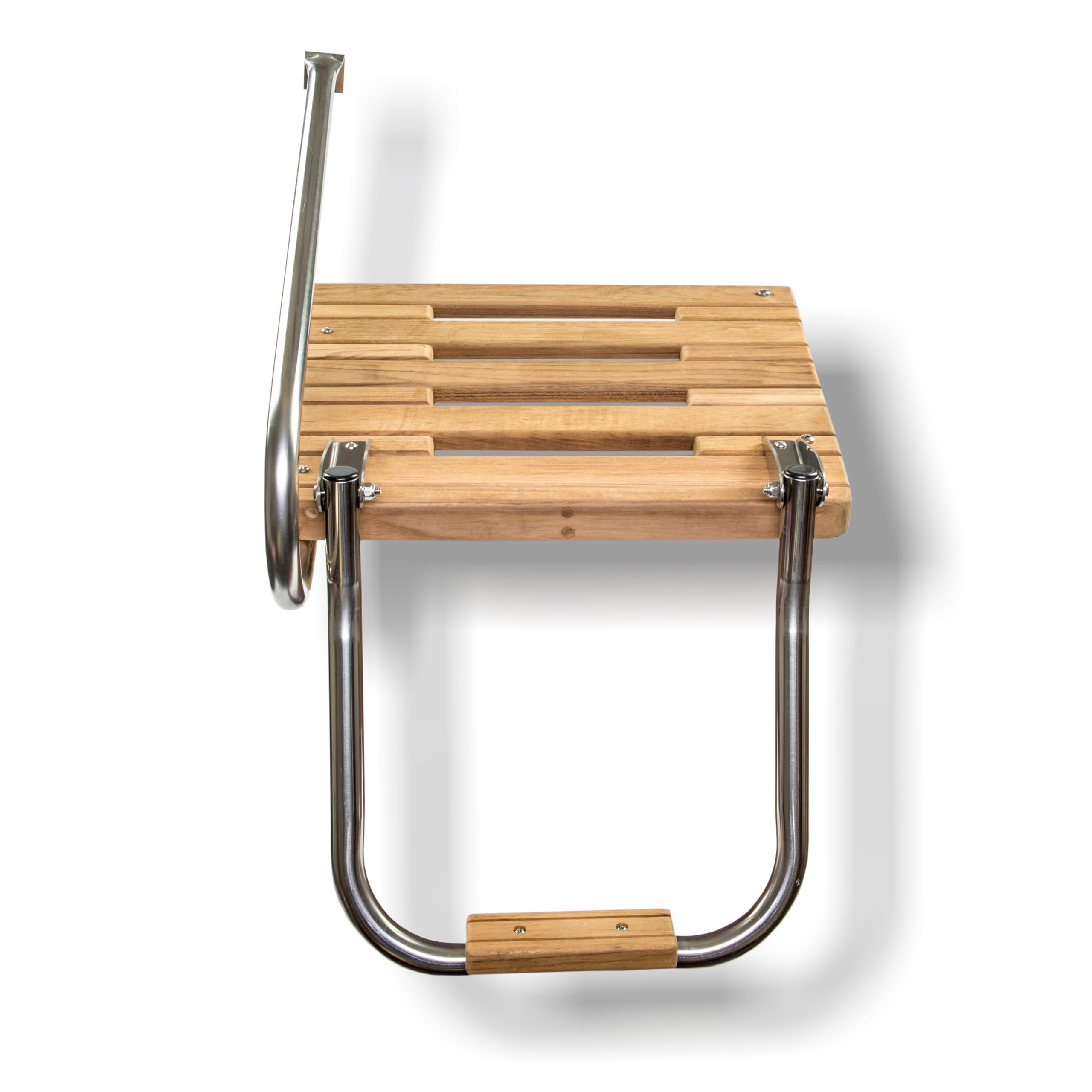 Whitecap en Teck Bateau Plate-Forme de Bain avec échelle pour Moteurs Hors-Bord