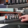 Glow Nixie Tube Clock Multifunction Electronic Digital Desktop Digit Table Clock IPS Display Picture Modern Nixie Clock