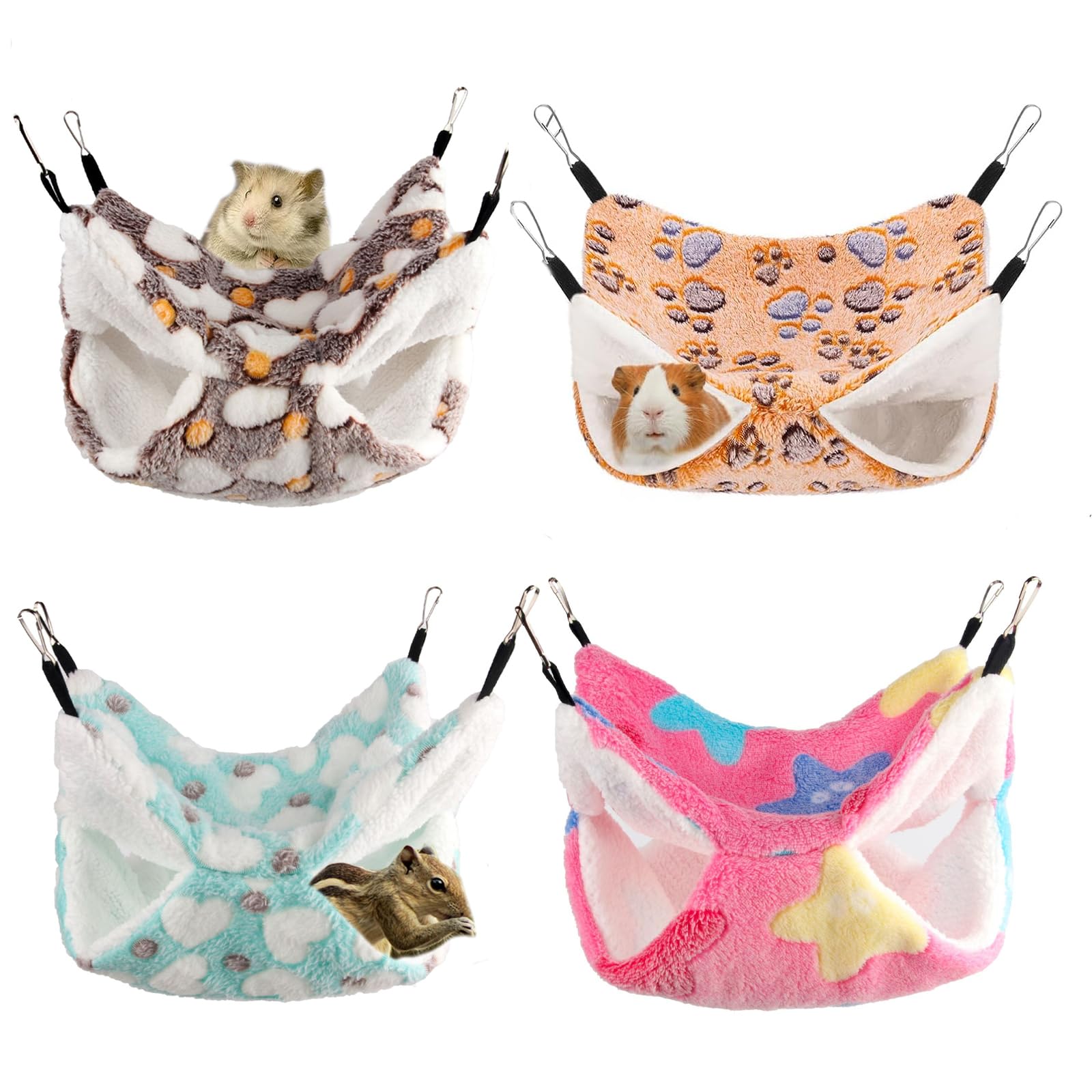 Lit suspendu cochon d'Inde double couche : la solution contre l'ennui en cage