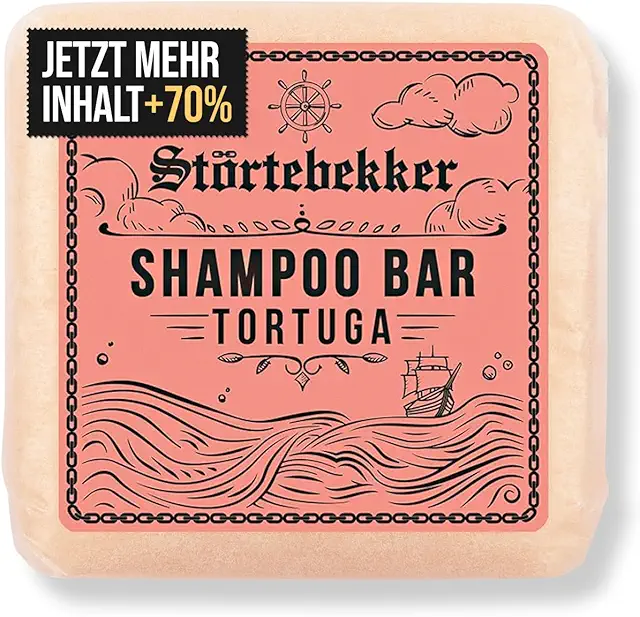 Störtebekker Shampoo Bar Tortuga - 3in1 Duschseife für Haare, Kopfhaut & Bart