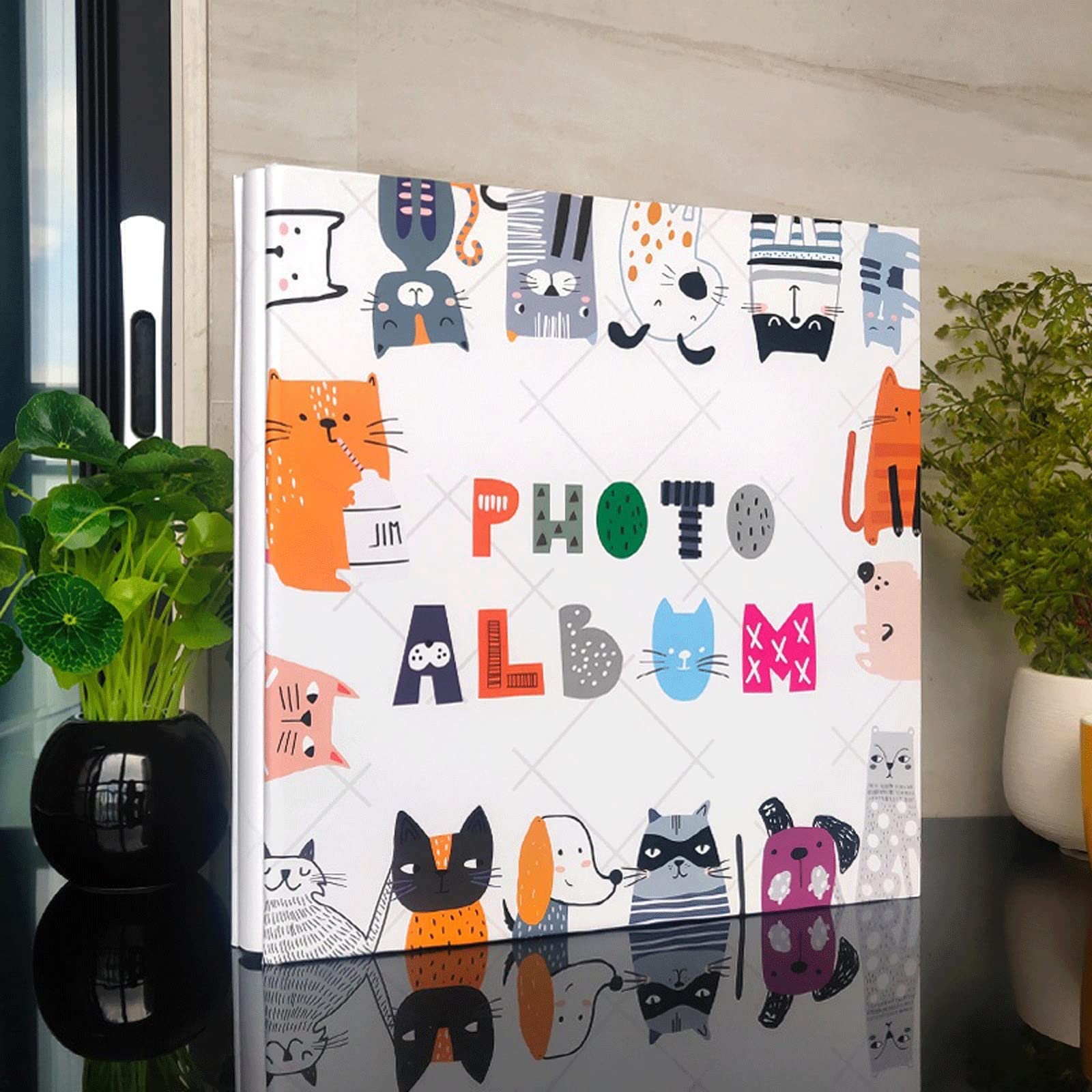 Album fotograficzny kreatywny album do scrapbookingu album dla niemowląt pomysł na prezent 15 cm wkład album fotograficzny 500 zdjęcie album o dużej pojemności album scrapbooking rodzinne albumy fotograficzne (kolor: Styl 2)