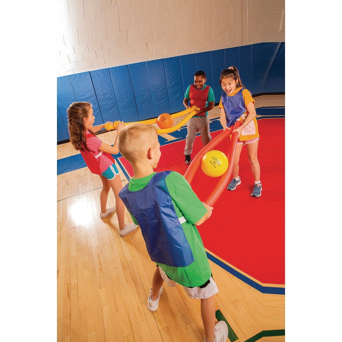 S&S Worldwide Gator Skin Special-8 Foam Balls. 8" PU Coated Foam Balls with Medium Density Foam Core. No-Sting Balls are Great for GaGa Pits, Dodgeball, PE Games and More. Set of 6. - Image 8