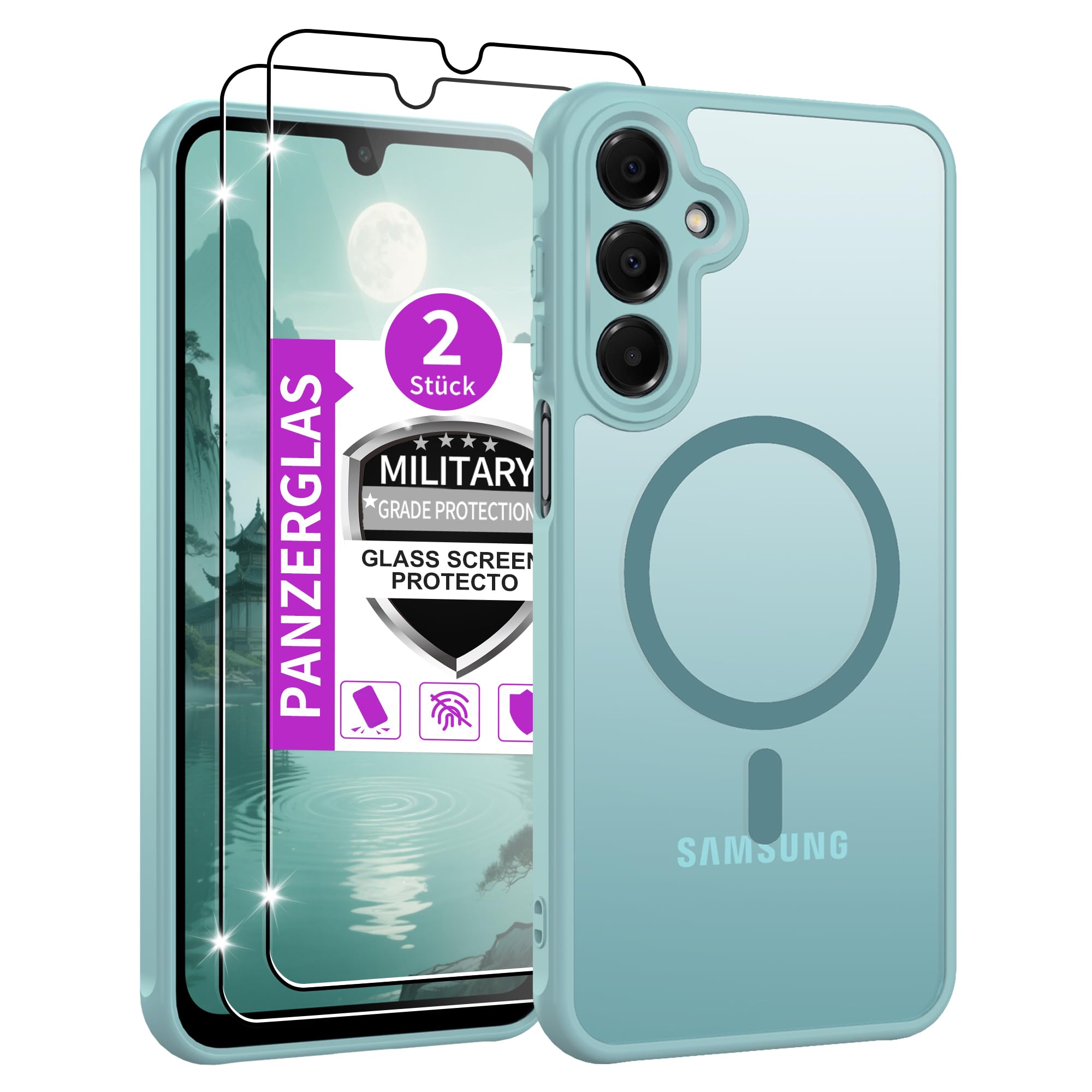 Jshru für Samsung Galaxy A15/A16/A56 5G/A17 /A26/A36/A37/A57 Hülle