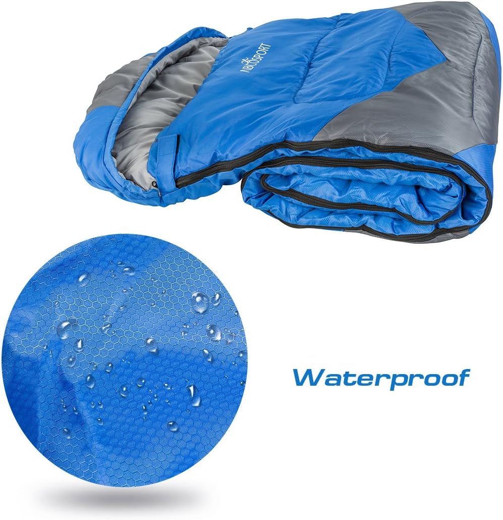 Sleeping Bag – Envelope Lightweight Portable, fort with pr