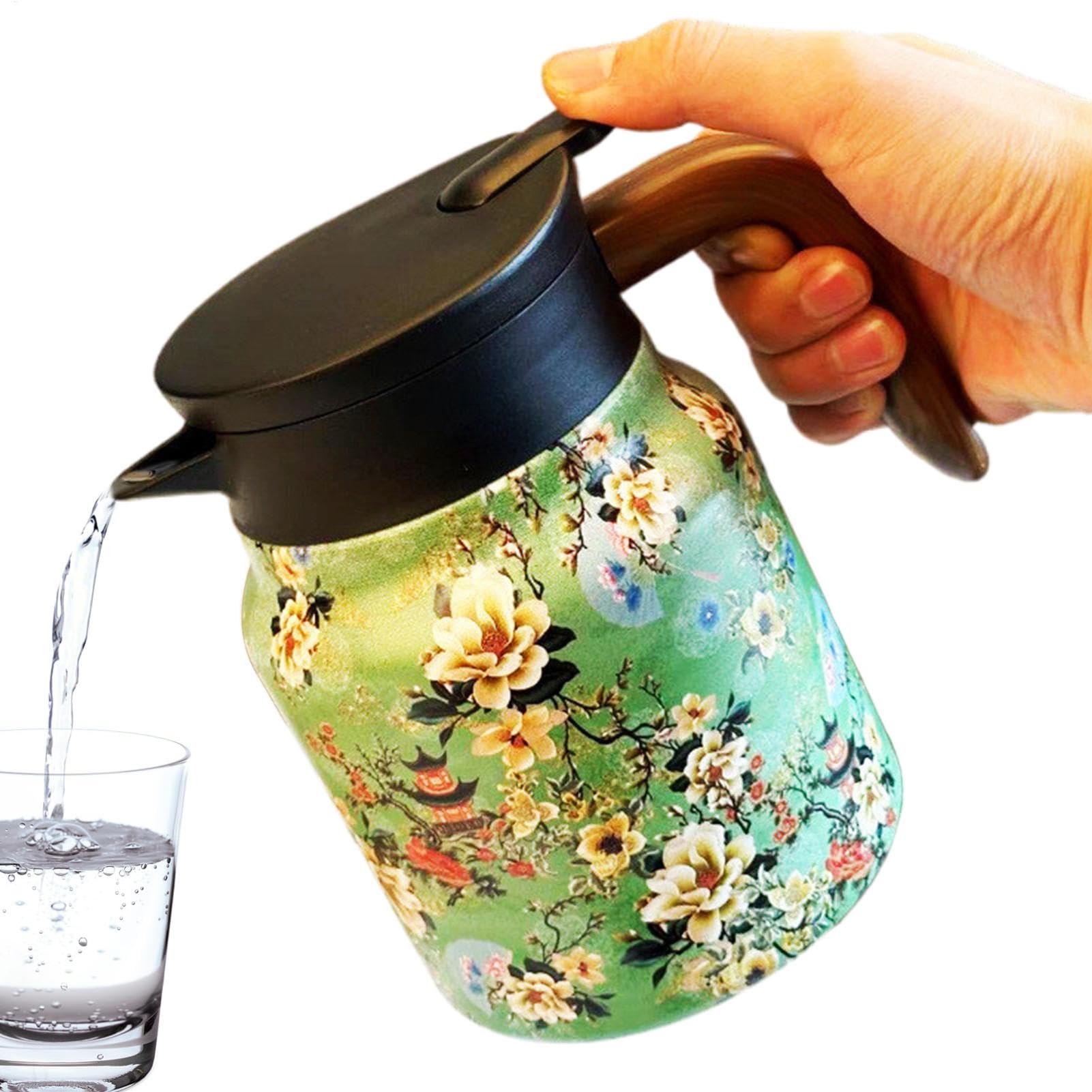 Carafe à thé longue durée et récipient à boisson thermique double paroi