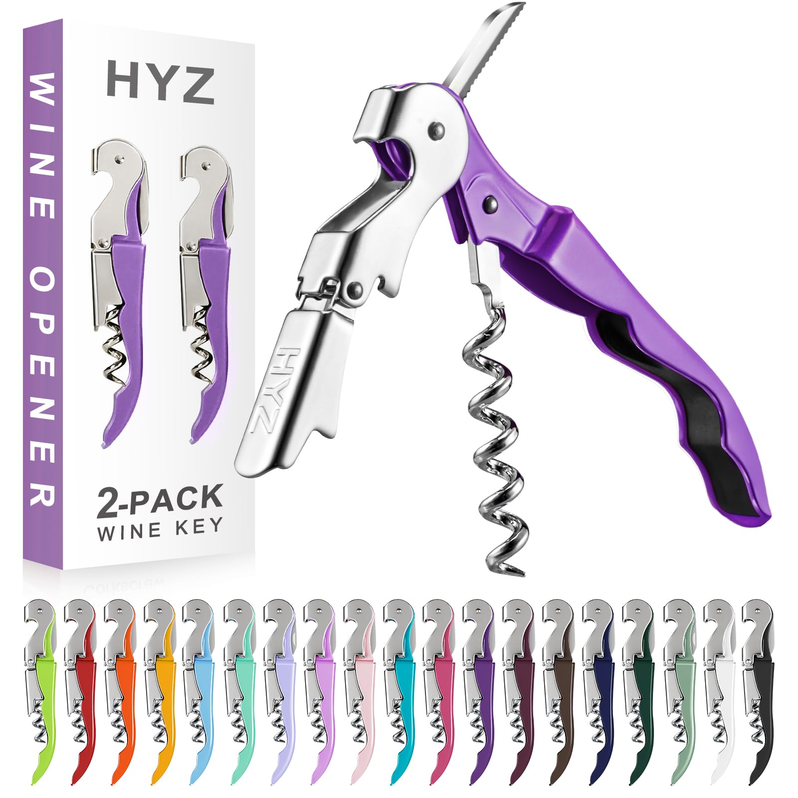 HYZ Wine Opener - Professional Waiter Corkscrew -31